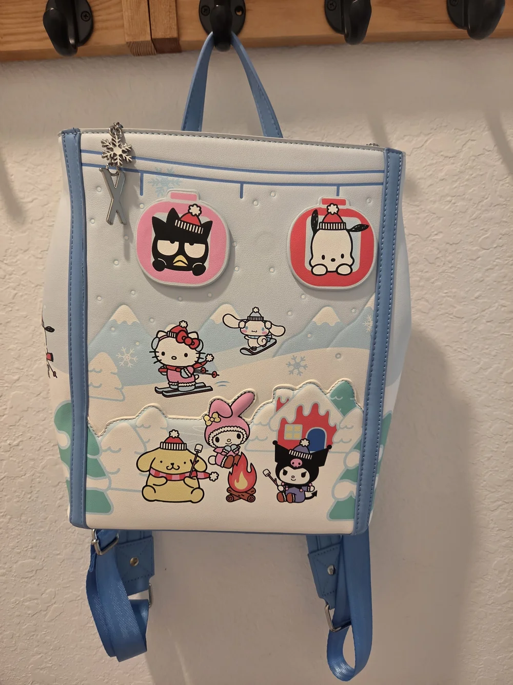 BoxLunch Sanrio Hello Kitty & Friends Winter Ski Mini Backpack Rare